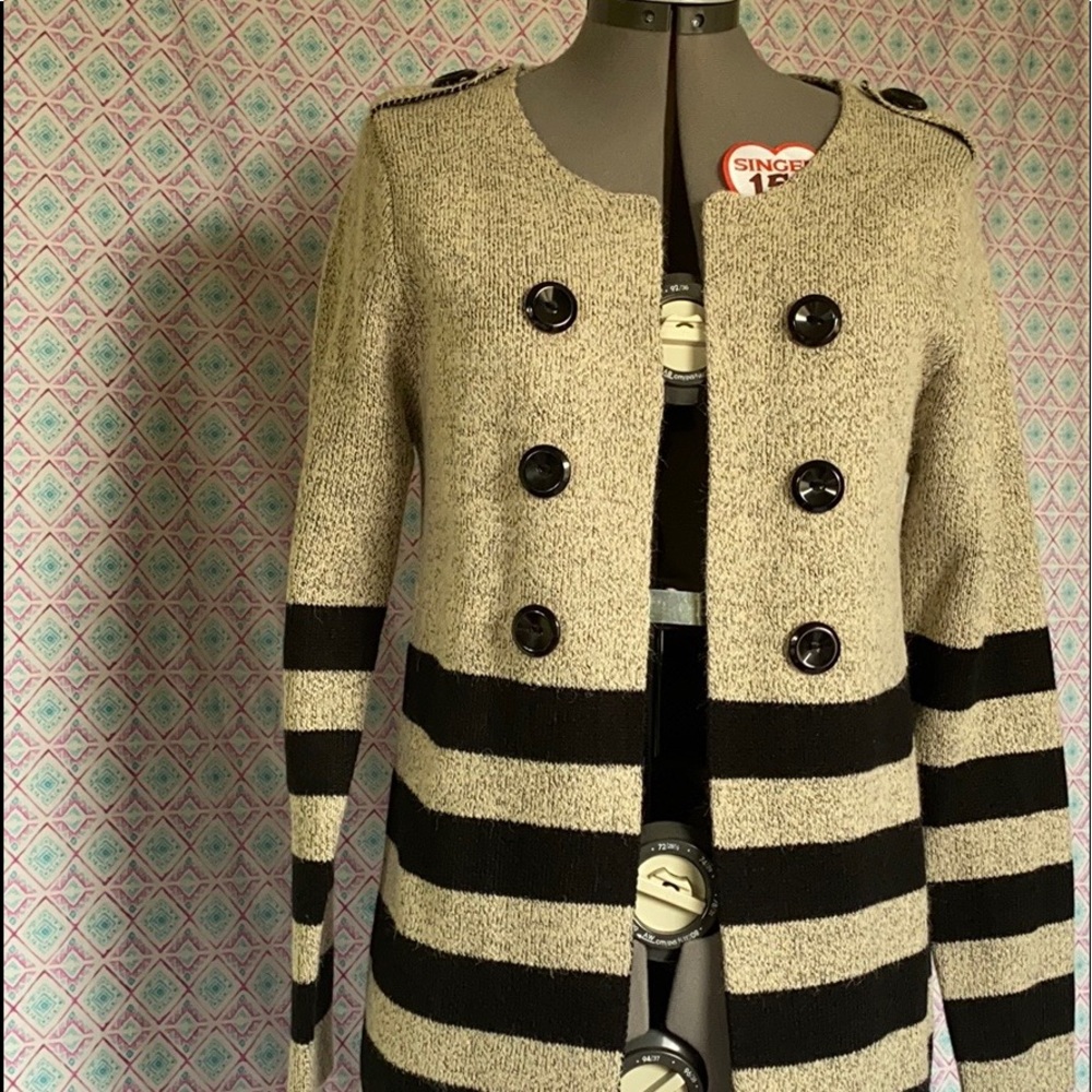 Karen hart long sleeve open sweater